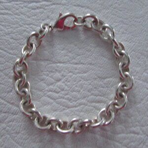 925 Silver Chunky Link Bracelet
